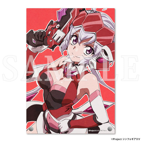 【予約商品】「藤本さとる画集『戦姫絶唱シンフォギア』アートワークス」 応援イラスト アクリルパネル 雪音クリス